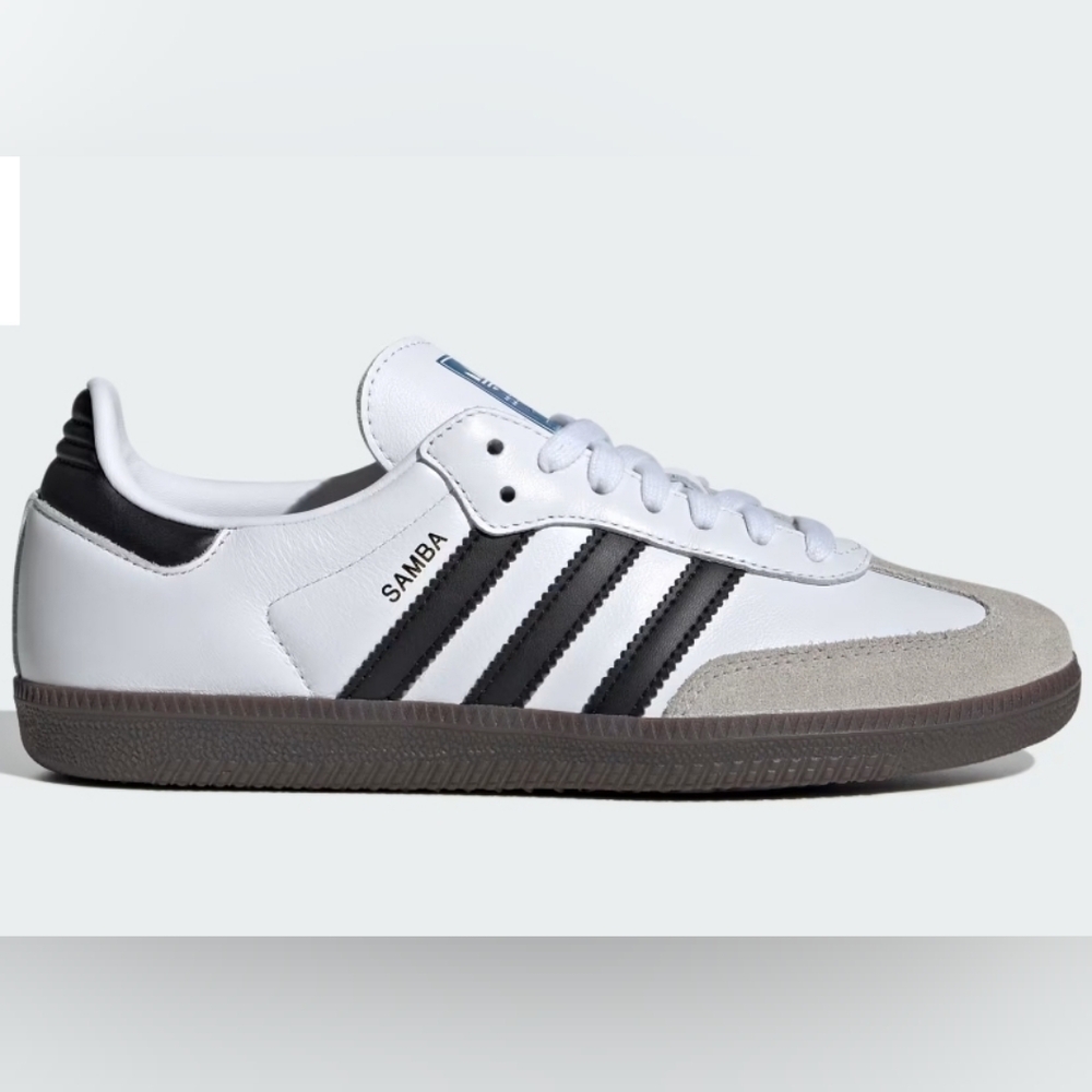 Adidas Samba OG W ig9030 Leather White, Black, Gum Sneakers Size 10 Or 11 Womens - Picture 2 of 8